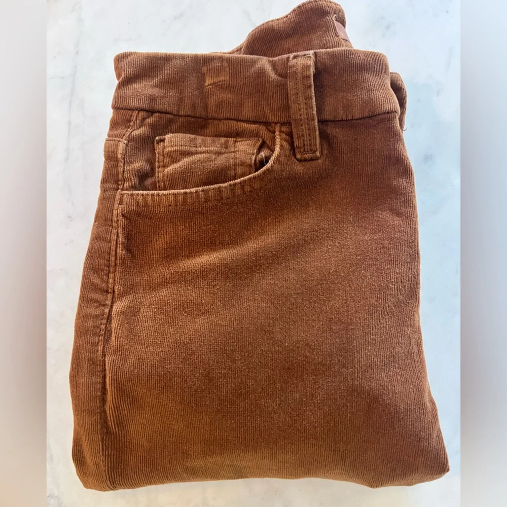 7 For All Mankind Women’s Brown Corduroy Pants 27 skinny cut - Picture 6 of 7